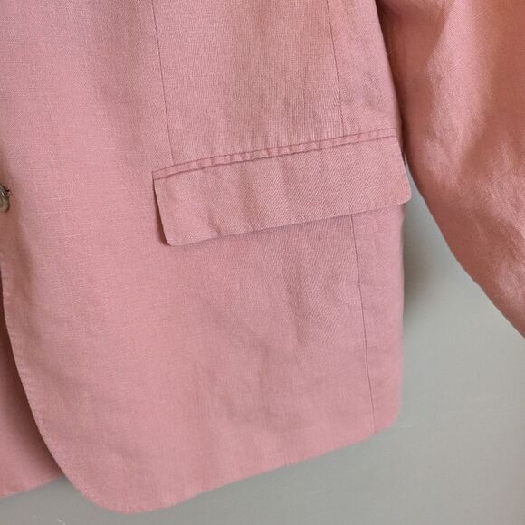 Michael Kors Men’s Blazer 41 Pink Cotton Sport Coat Classic Fit Lightweight Prep - Picture 5 of 11